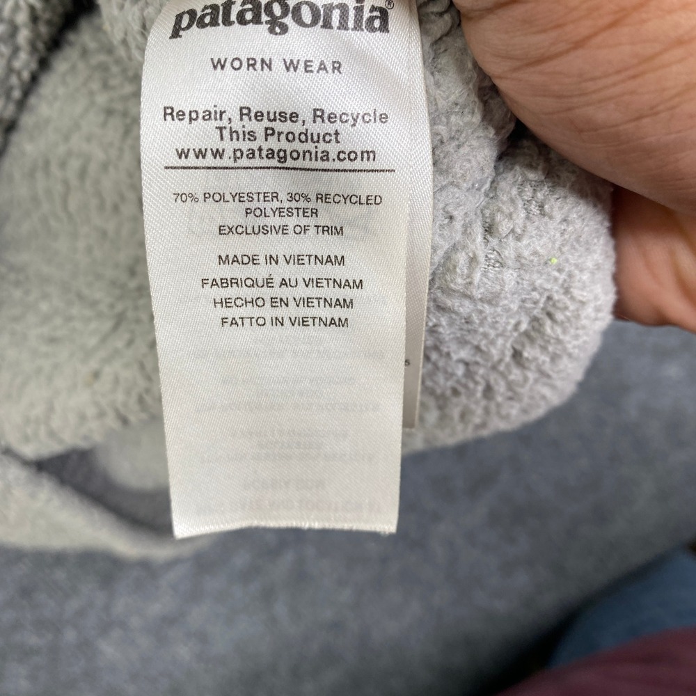 Patagonia Los Gatos 1/4 Zip Fleece Pullover Grey STY25235 Womens Size Medium - Picture 10 of 13